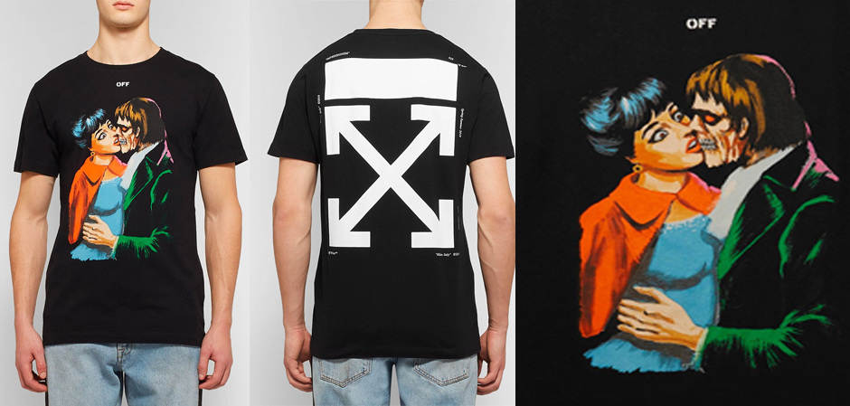 Off-White выпустил к Новому Году футболку Kiss