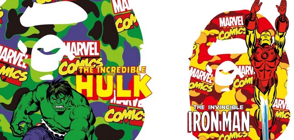 Bape+Marvel 