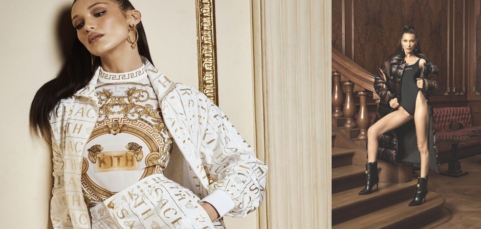Белла Хадид для Kith x Versace