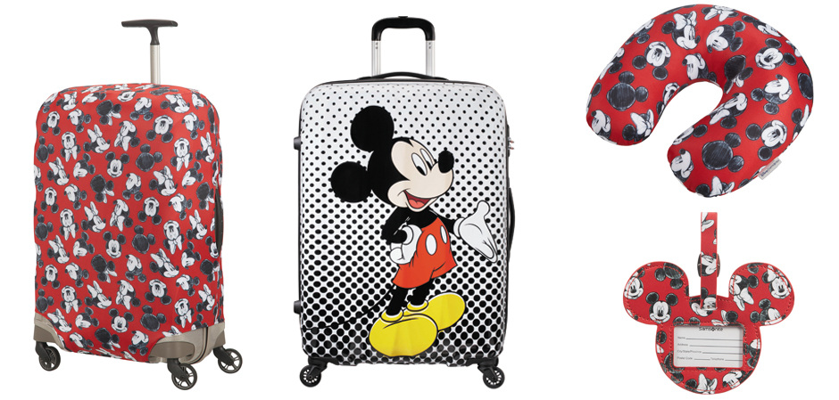 Samsonite и American Tourister – модели с Микки Маусом