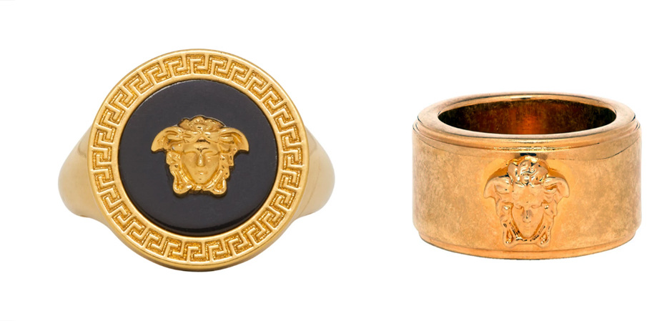 Кольца от Модного дома Versace