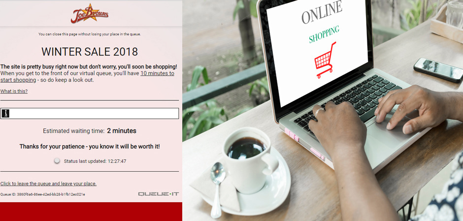sites can't cope with the influx of buyers