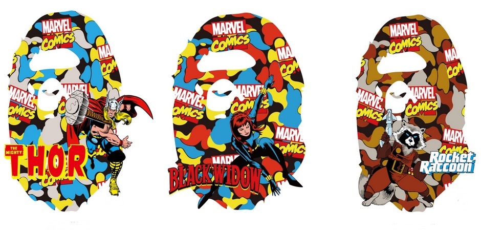 Bape+Marvel 